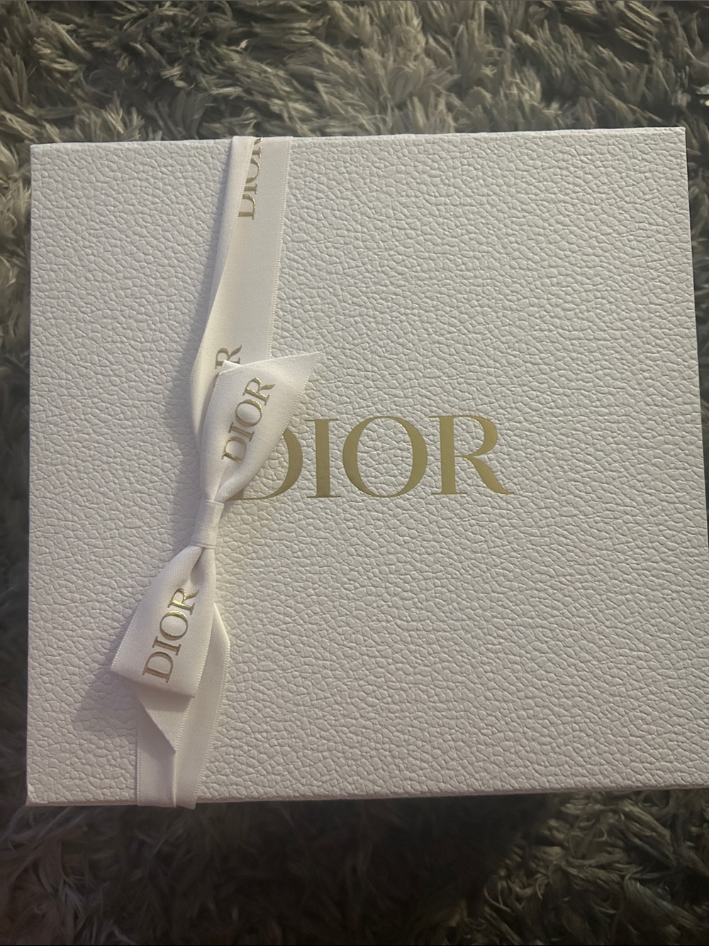Dior White and Gold box